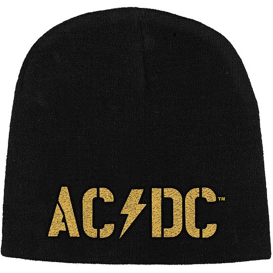 AC/DC Unisex Beanie Hat: PWR-UP Band Logo - AC/DC - Merchandise -  - 5056365708308 - 