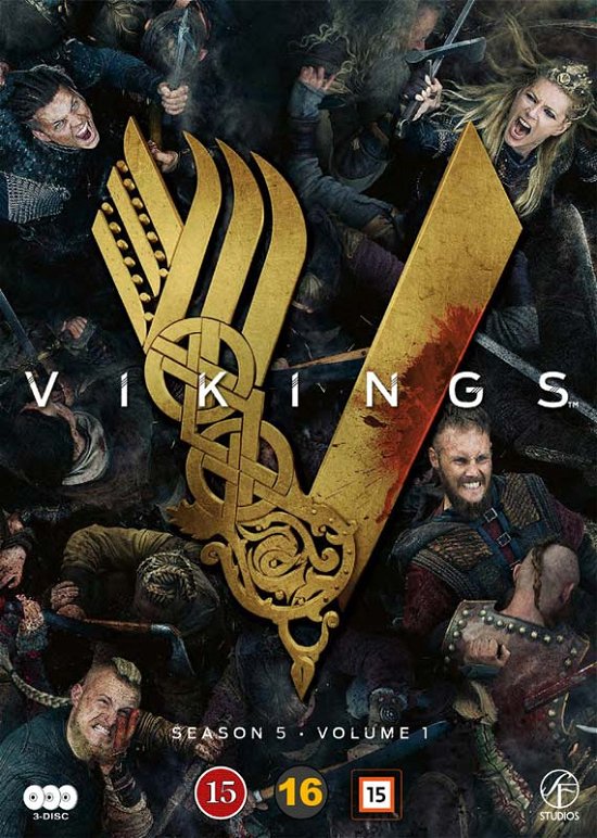 Cover for Vikings · Vikings - Season 5 Volume 1 (DVD) (2018)