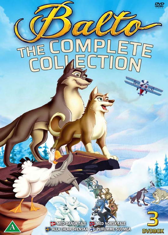 Cover for Balto 1 to 3 Complete Movie Trilogy (DVD) (2022)