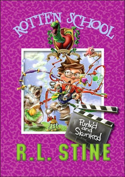 Cover for R. L. Stine · Punk'd and Skunked (Rotten School, No. 11) (Hardcover Book) (2007)