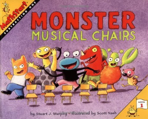 Monster Musical Chairs - MathStart 1 - Stuart J. Murphy - Bøger - HarperCollins Publishers Inc - 9780064467308 - 21. april 2016