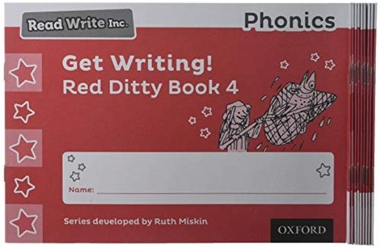 Cover for Ruth Miskin · Read Write Inc. Phonics: Get Writing! Red Ditty Book 4 Pack of 10 - Read Write Inc. Phonics (Paperback Book) (2017)