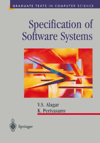 Cover for V.S. Alagar · Specification of Software (Book) (1998)