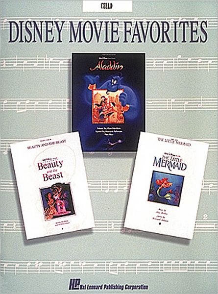 Cover for Alan Menken · Disney Movie Favorites Instrumental Solo Cello (Pocketbok) (1993)