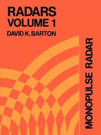 Cover for David K. Barton · Monopulse Radar (Paperback Book) (1977)