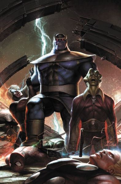 Cover for Jim Starlin · The Thanos Wars: Infinity Origin Omnibus (Gebundenes Buch) (2019)