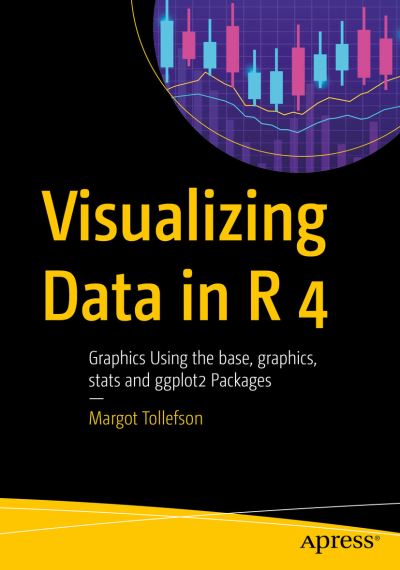 Cover for Margot Tollefson · Visualizing Data in R 4: Graphics Using the base, graphics, stats, and ggplot2 Packages (Paperback Book) [1st edition] (2021)