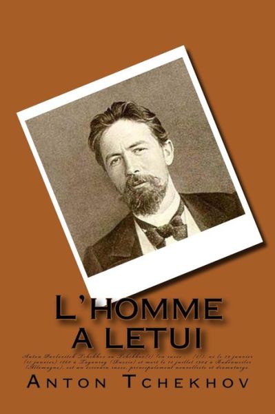 Cover for M Anton Tchekhov · L'homme a L', Etui (Paperback Book) (2015)