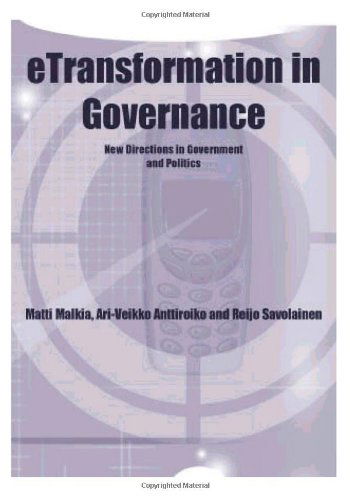 Cover for Ari-veikko Anttiroiko · E-transformation in Governance: New Directions in Government (Advanced Topics in Database Research) (Hardcover Book) (2003)