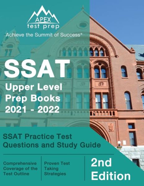 Cover for Matthew Lanni · SSAT Upper Level Prep Books 2021 - 2022 (Paperback Book) (2021)