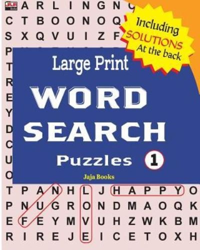 Cover for Jaja Books · Large Print Word Search Puzzles (Paperback Bog) (2018)