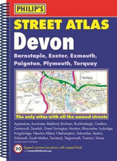 Cover for Philip's Maps · Philip's Street Atlas Devon (Spiral Book) (2017)