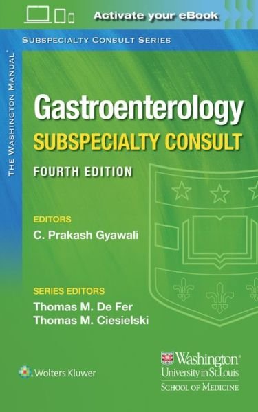Cover for Gyawali, Dr. Chandra, MD · The Washington Manual Gastroenterology Subspecialty Consult - The Washington Manual Subspecialty Consult Series (Paperback Bog) (2020)
