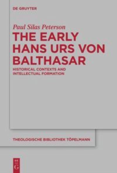 Cover for Peterson · The Early Hans Urs von Balthas (Book) (2015)