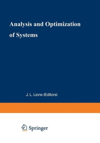 International Conference on Analysis and Optimization of Systems - Lecture Notes in Control and Information Sciences (Taschenbuch) [1990 edition] (1990)