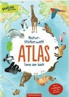 Cover for Ruby Warnecke · Natur-Stickerwelt - Atlas - Tiere der Welt (Book) (2022)