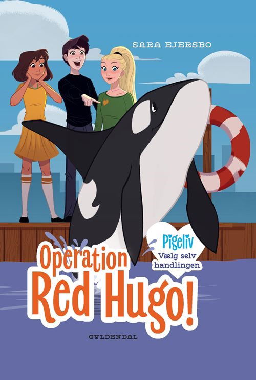 Cover for Sara Ejersbo · Pigeliv: Pigeliv -  Operation Red Hugo! Vælg selv handlingen (Innbunden bok) [1. utgave] (2021)