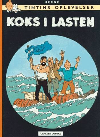 Cover for Hergé · Tintins oplevelser, 13: Koks i lasten (Sewn Spine Book) [1. wydanie] (2002)