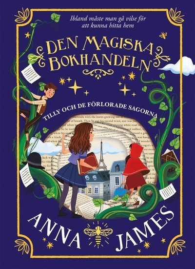 Cover for Anna James · Den magiska bokhandeln: Den magiska bokhandeln : Tilly och de förlorade sagorna (Innbunden bok) (2021)