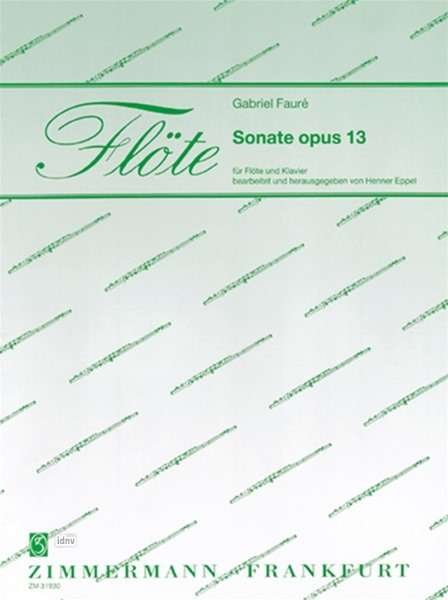 Sonate op. 13,Fl+Kl - Fauré - Bøger -  - 9790010319308 - 