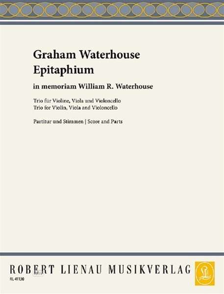 Cover for Waterhouse · Epitaphium (Book)