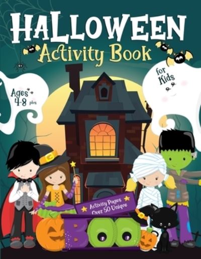 Cover for Mamameya Books · Halloween Activity Book for Kids Ages 4-8 (Paperback Book) (2020)