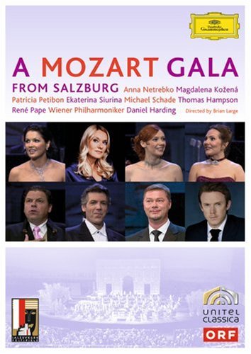 Mozart Gala from Salzburg - Netrebko / Kozena / Hampson / Pape / Vpo / Harding - Films - MUSIC VIDEO - 0044007344309 - 12 augustus 2008