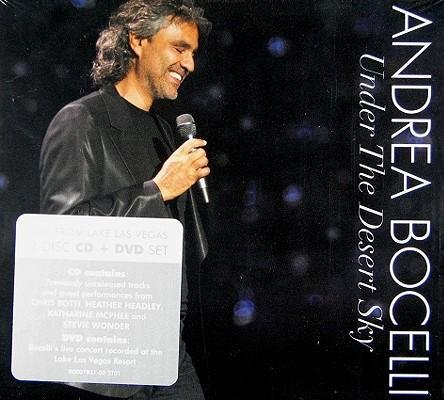 Cover for Andrea Bocelli · Under the Desert Sky (CD/DVD) [Digipak] (2006)