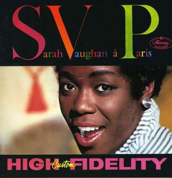 Cover for Sarah Vaughan · Sarah Vaughan - Sarah Vaughan A Paris (CD) (2011)