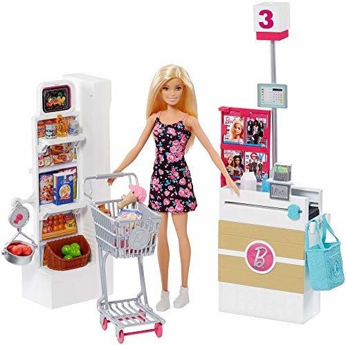Cover for Mattel · Frp01 - Barbie Supermarkt Und Puppe (MERCH) (2018)