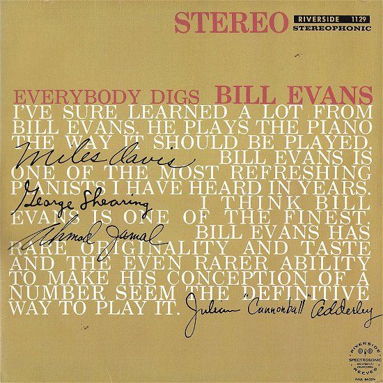 Cover for Bill Evans Trio · Everybody Digs Bill Evans (Mono Mix) (LP) [RSD 2024 edition] (2024)