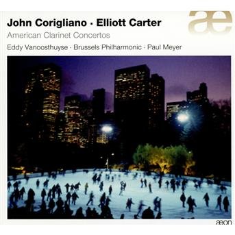 Cover for Corigliano / Carter / Brussels Po / Meyer · American Clarinet Concertos (CD) [Digipak] (2013)