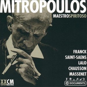 Cover for Dimitri Mitropoulos · Maestro Spiritoso (CD)