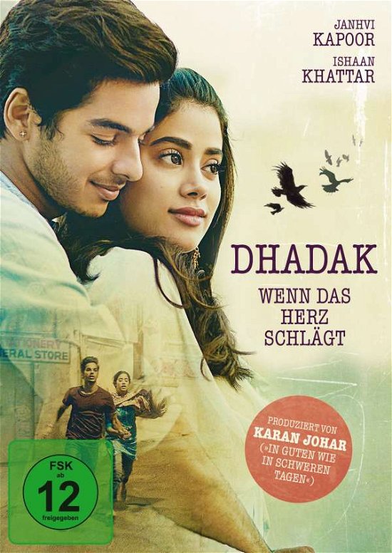 Cover for Dhadak · Wenn Das Herz Schlägt ? Dhadak (DVD) (2020)