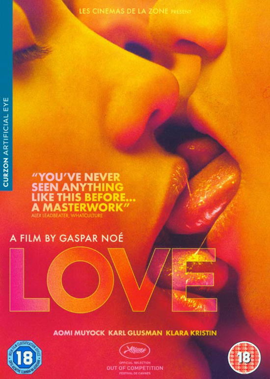 Love - Love - Films - CURZON ARTIFICIAL EYE - 5021866776309 - 11 janvier 2016