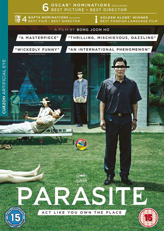 Parasite -  - Filmes - CURZON ARTIFICIAL EYE - 5021866888309 - 1 de junho de 2020