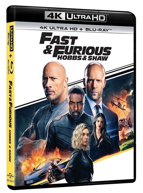 Cover for Idris Elba,dwayne Johnson,jason Statham · Fast &amp; Furious - Hobbs &amp; Shaw (Blu-ray 4k Ultra Hd+blu-ray) (Blu-ray) (2020)