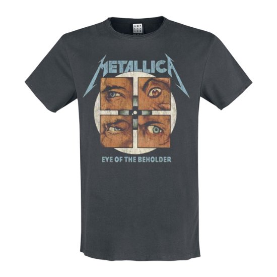 Cover for Metallica · Metallica - Eye Of The Beholder Amplified Vintage Charcoal Small T-Shirt (T-shirt)