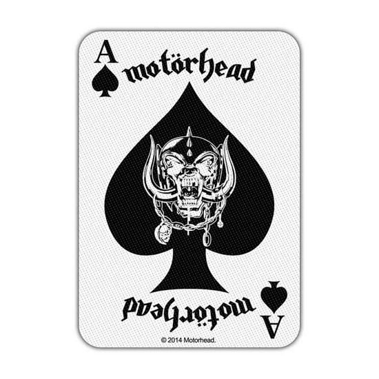 Motorhead Standard Woven Patch: Ace of Spades Card - Motörhead - Merchandise - PHM - 5055339749309 - 19. august 2019