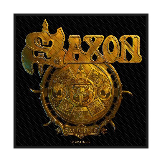 Saxon Standard Woven Patch: Sacrifice - Saxon - Fanituote - PHD - 5055339752309 - maanantai 19. elokuuta 2019