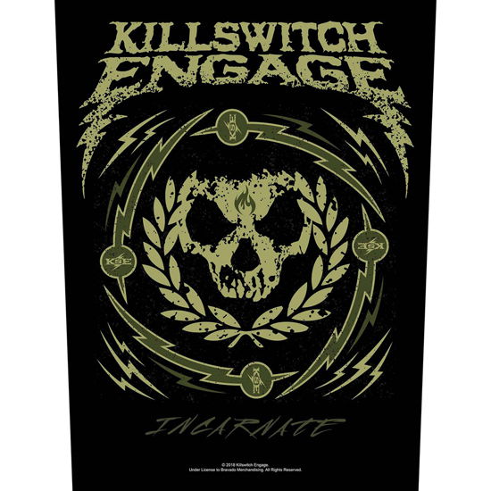 Killswitch Engage Back Patch: Skull Wreath - Killswitch Engage - Mercancía - PHD - 5055339794309 - 19 de agosto de 2019