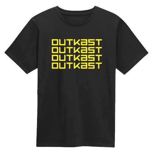 Cover for Outkast · Outkast Unisex T-Shirt: Logo Repeat (Black) (T-shirt) [size XL] [Black - Unisex edition] (2021)