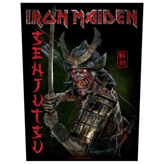 Iron Maiden Back Patch: Senjutsu - Iron Maiden - Produtos - PHD - 5056365714309 - 3 de dezembro de 2021