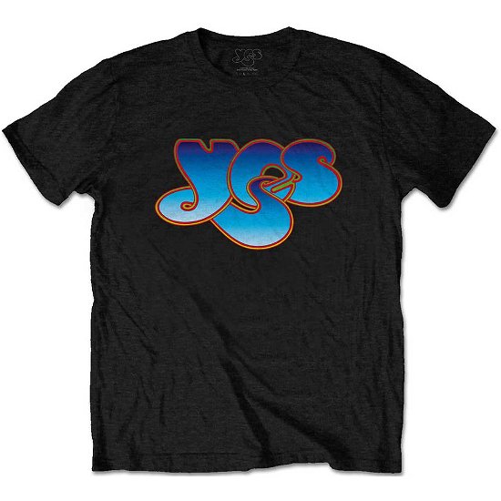 Yes Unisex T-Shirt: Classic Blue Logo - Yes - Mercancía -  - 5056561015309 - 
