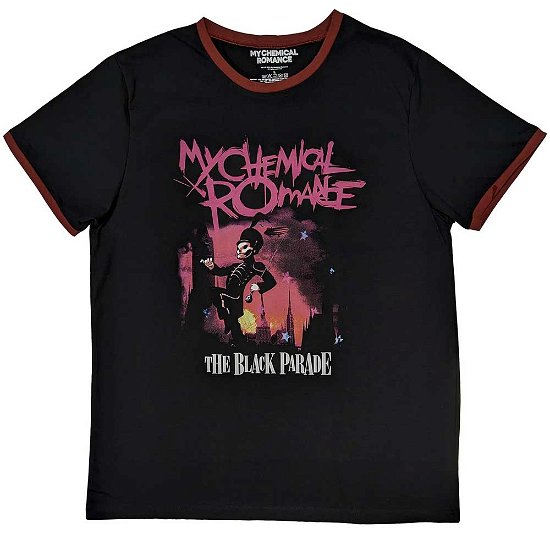 My Chemical Romance Unisex Ringer T-Shirt: March - My Chemical Romance - Koopwaar -  - 5056737210309 - 