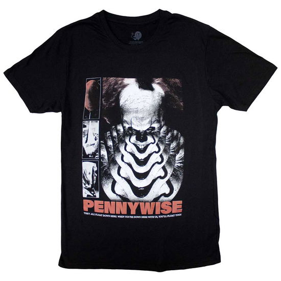 Cover for It · IT Unisex T-Shirt: Pennywise You'll Never Float Too (T-shirt) [size M]