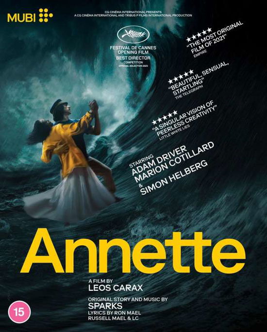 Annette - Leos Carax - Películas - Mubi - 5060696220309 - 10 de enero de 2022