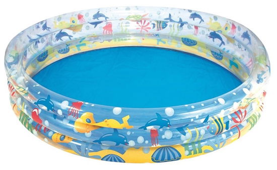 Cover for Bestway · 51004 - Schwimm-becken 152cm Bunt - Planschbecken 3-ring Meereswelt (Toys)