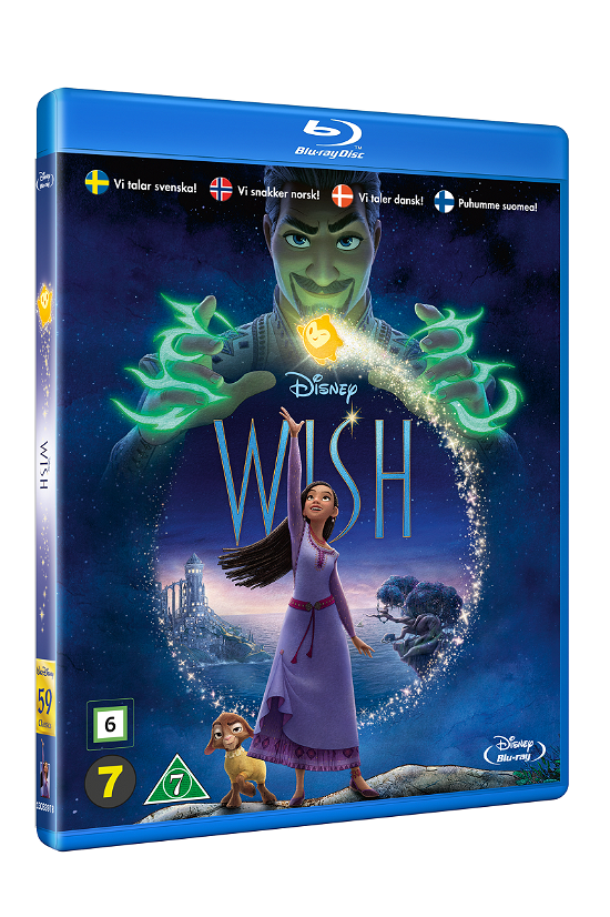 Cover for Disney · Wish (Ønsket) (Blu-Ray) (2024)