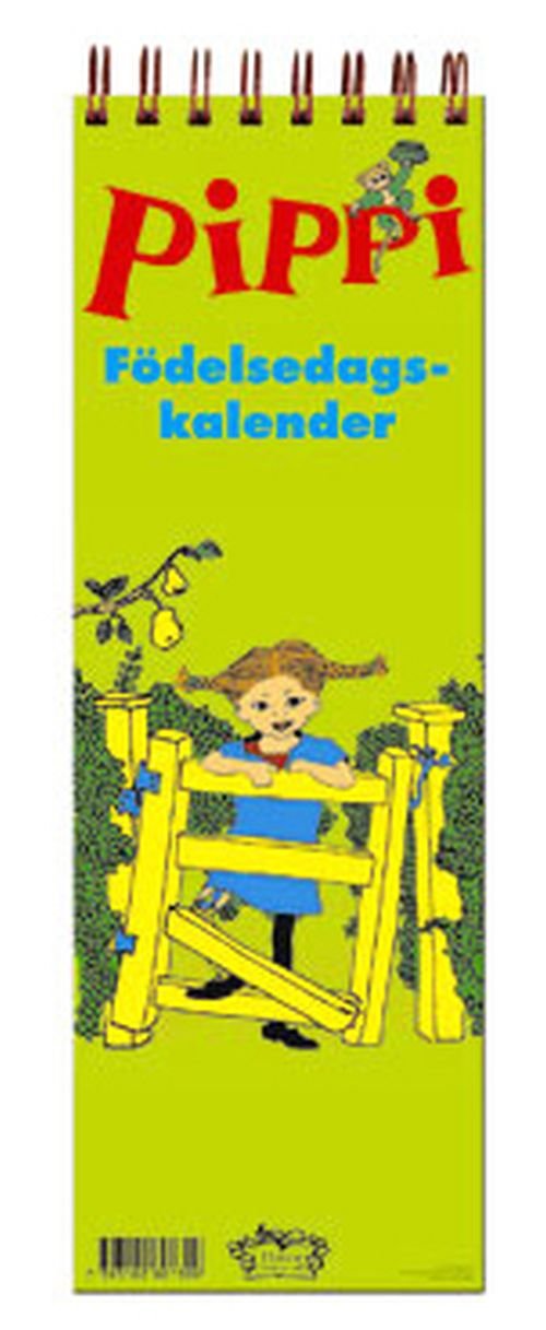 Cover for Hjelm Förlag · Fødselsdagskalender Pippi (Book) (2000)